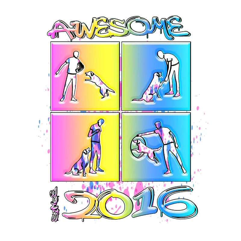 Awesome since 2016. Agility, Hundetraining