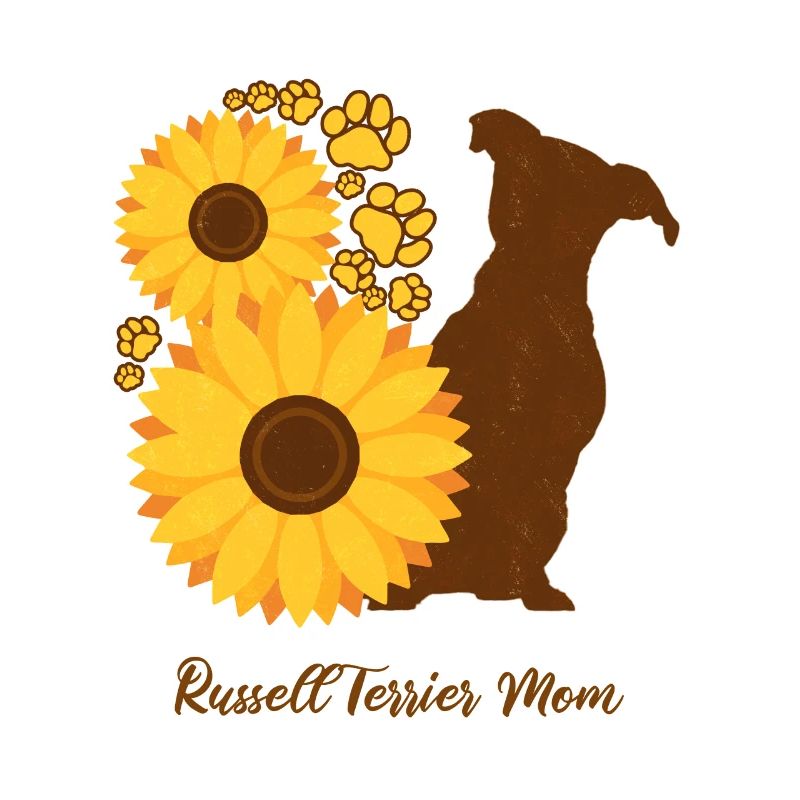 Sonnenblumenmutter - Russell Terrier