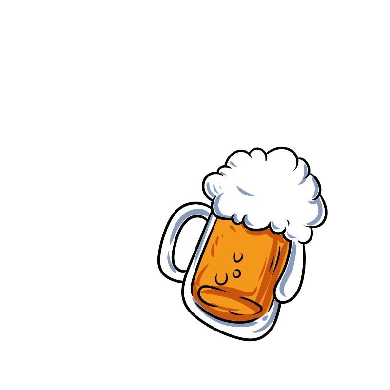 Will ich Bier A B C JA Lustiger Biertrinker Design