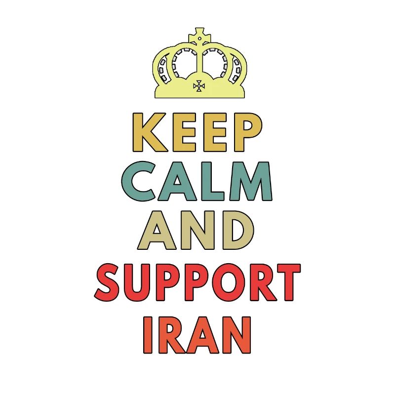 keep calm and support iran
