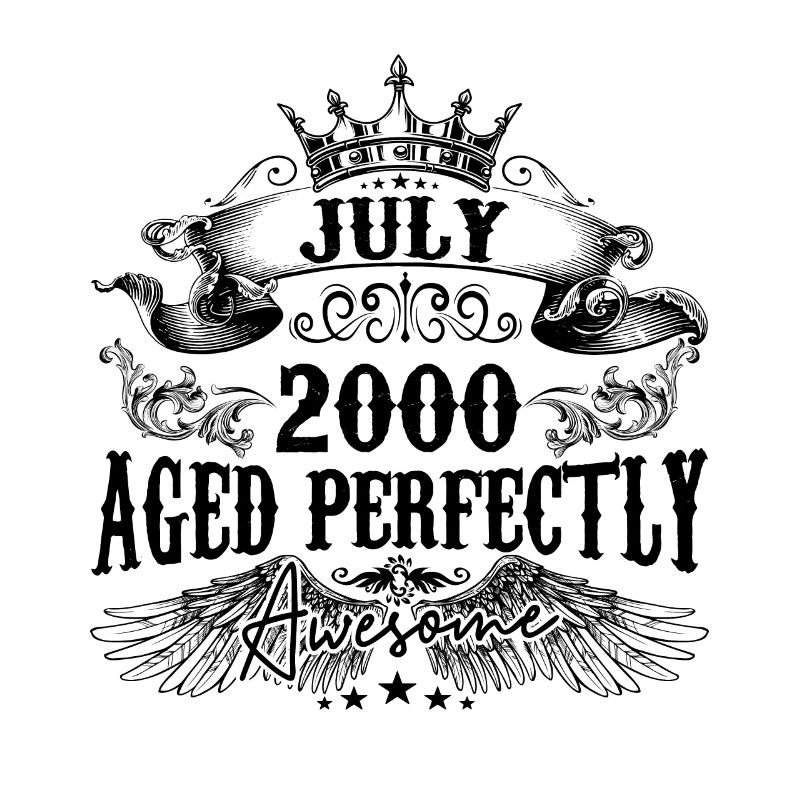2000 | Juli Aged Perfectly 2000 Geburtstagsgeschenk