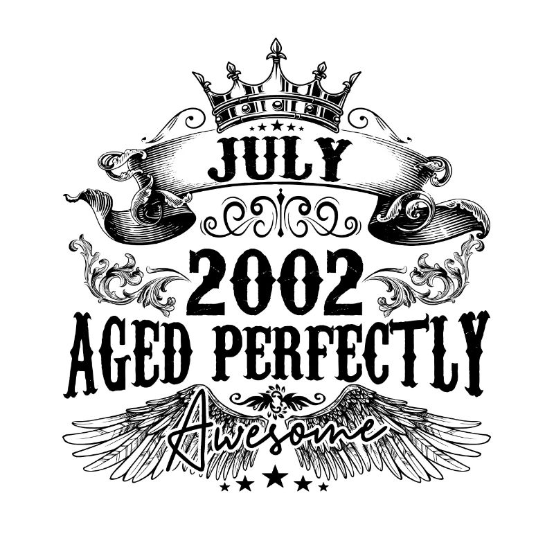 2002| Juli Aged Perfectly 2002 Geburtstagsgeschenk