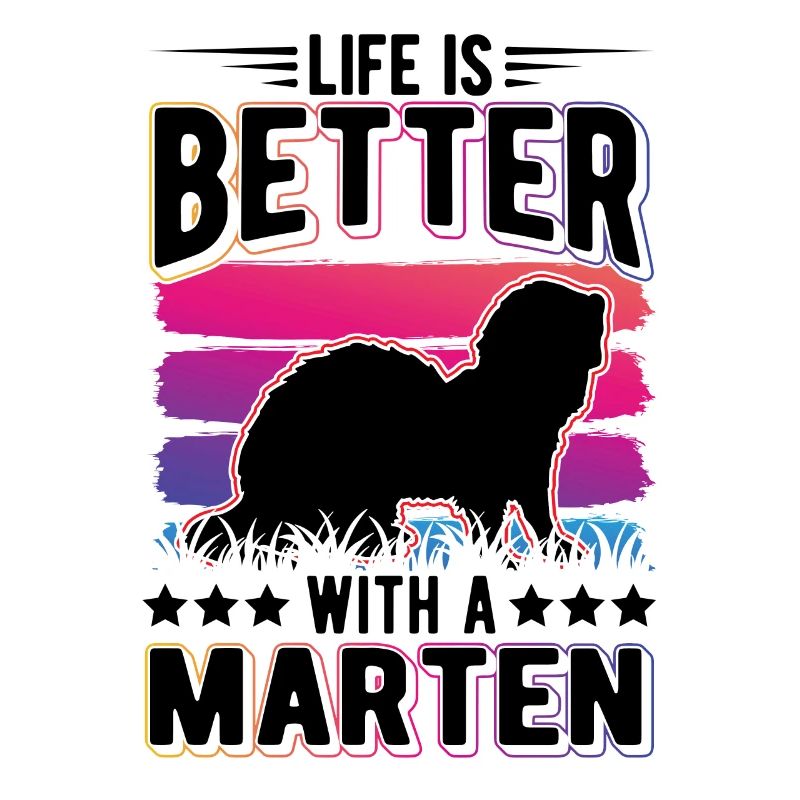 Das Leben ist besser mit Marder Nerz Baummarder