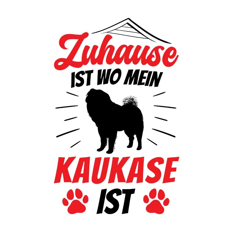 Owtscharka ist Zuhause Kaukasischer Owtscharka