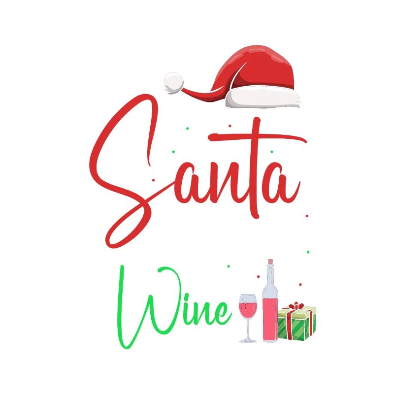 Cher Père Noël, apportez simplement du vin Drôles de couples de Noël