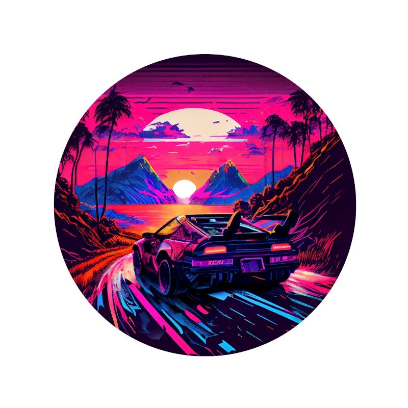 Retrowave Synthwave 80s Design