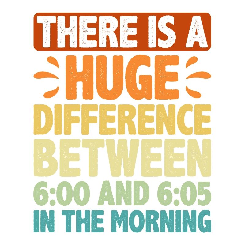 There is a difference between 6:00 and 6:05 2