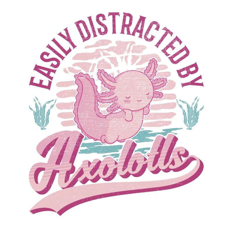 Facilement distrait par l’amphibien à queue d’Axolotl