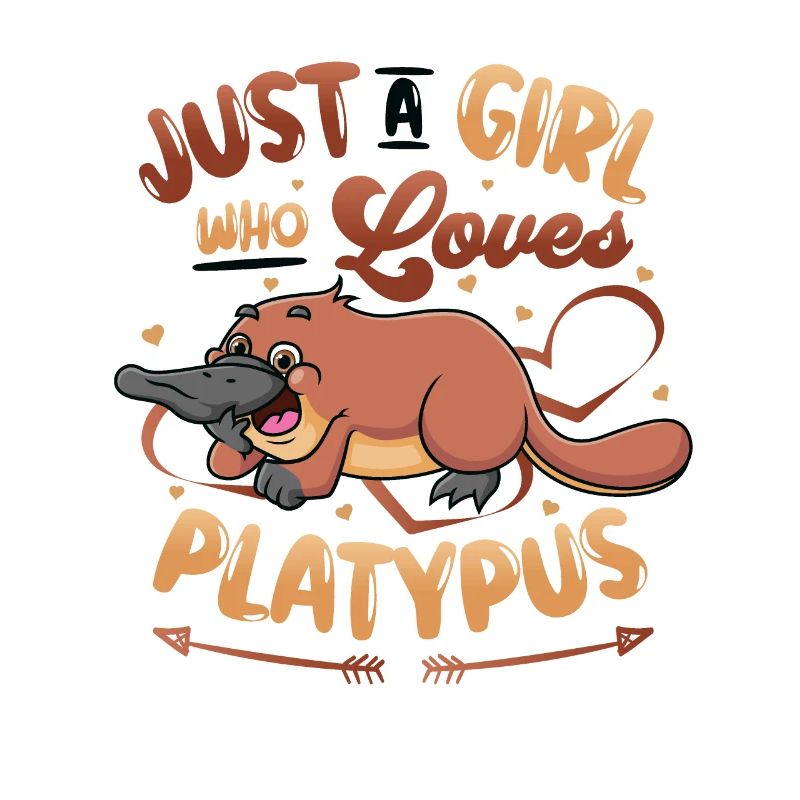 Girls Platypus Lover - Nur Ein Mädchen, Das Liebt