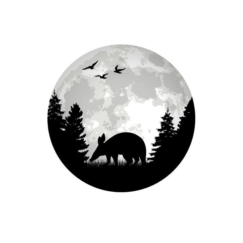 Erdferkel Mond