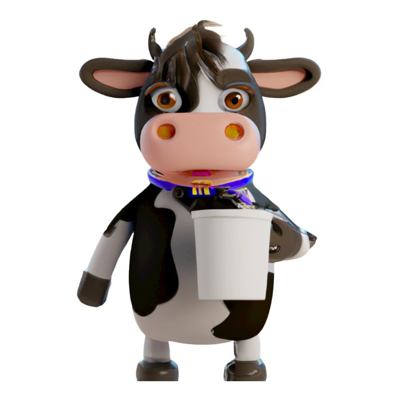 Bonjour café vache latte