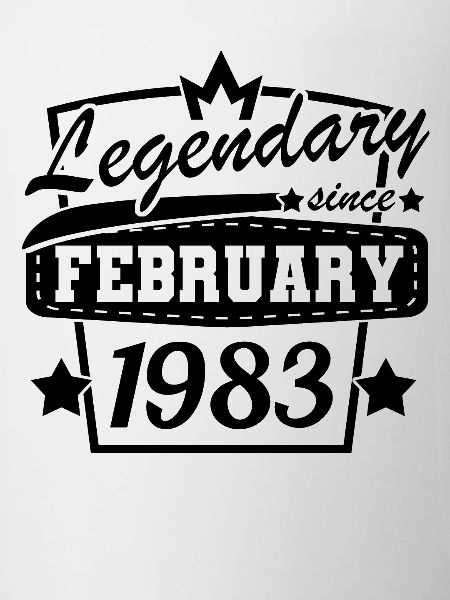 Février 1983 Anniversaire Rétro
