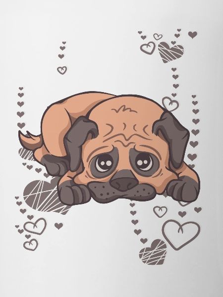 trauriger Hund