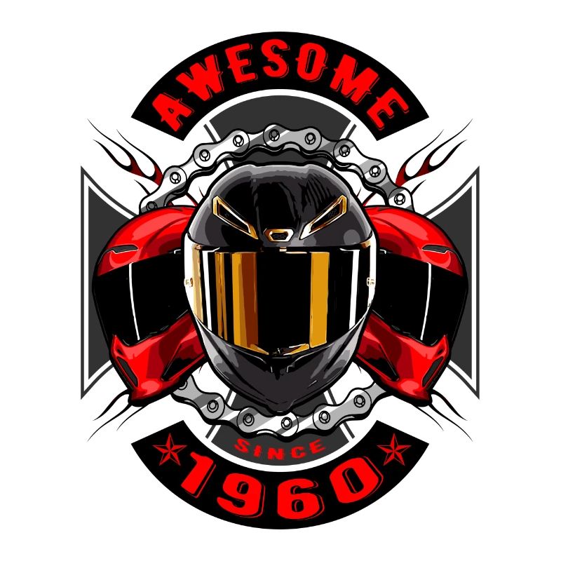 Awesome since 1960, Biker Geburtstag