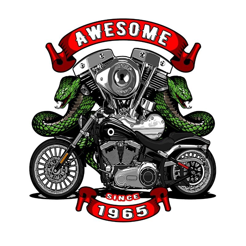 Awesome since 1965, Biker Geburtstag