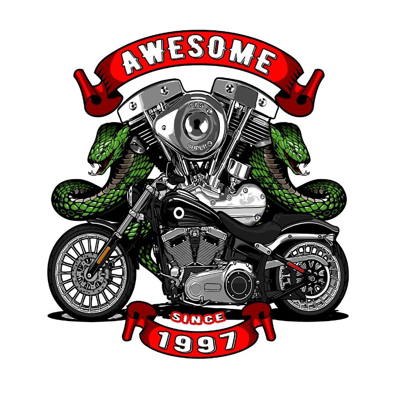 Awesome since 1997, Biker Geburtstag