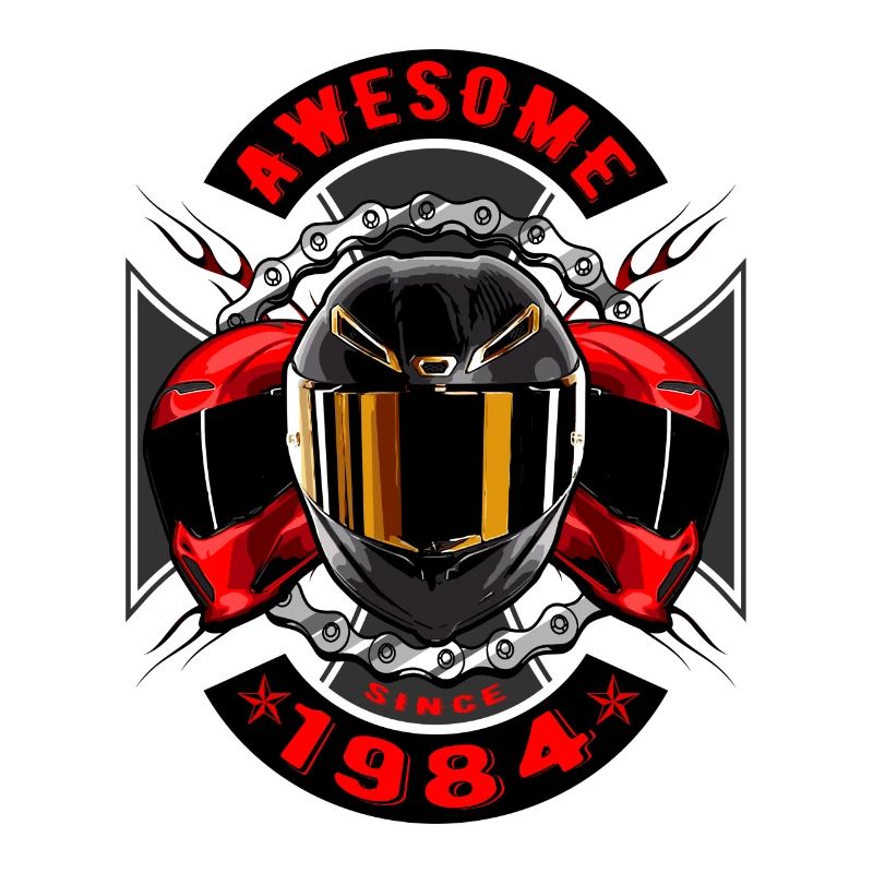Awesome since 1984, Biker Geburtstag