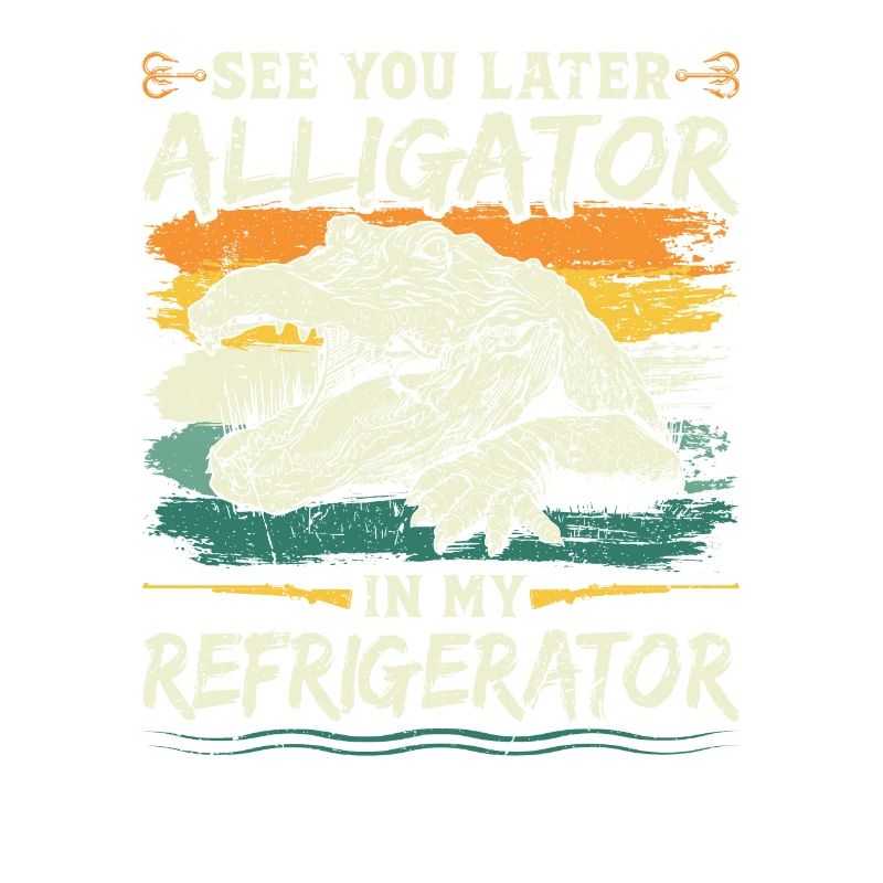 Chasse rétro à plus tard Chasseur d’alligators