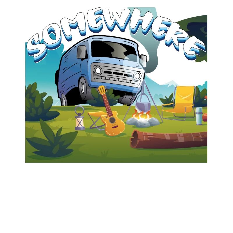 Somewhere is camping time