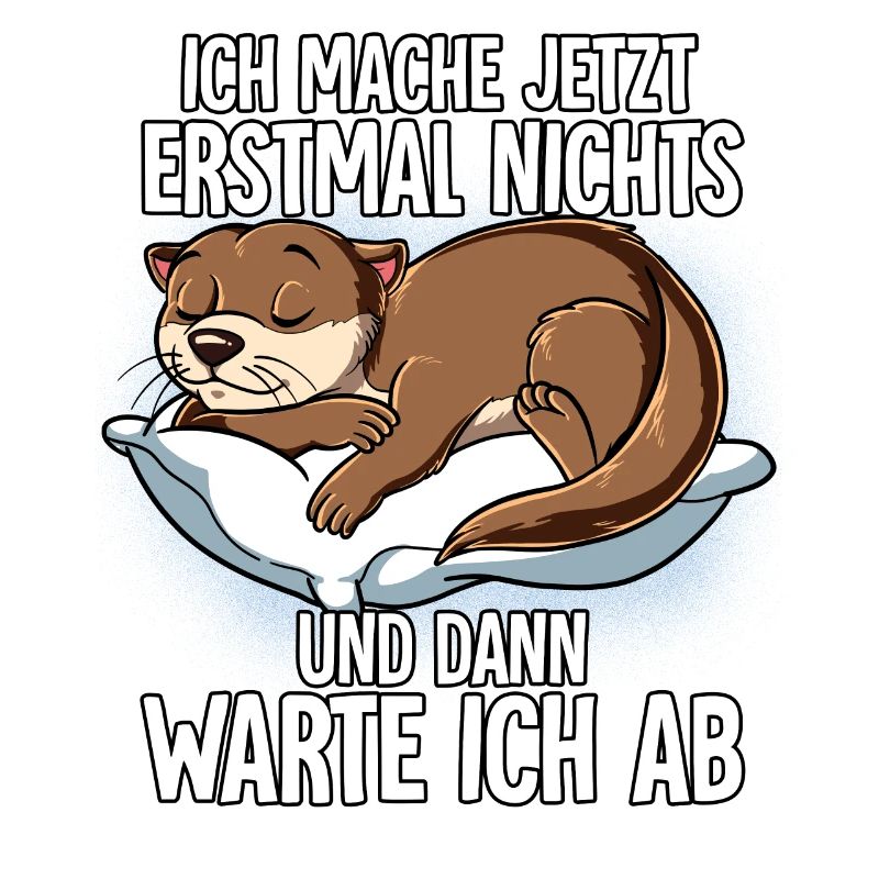 Langschläfer Otter Müde Schlaf