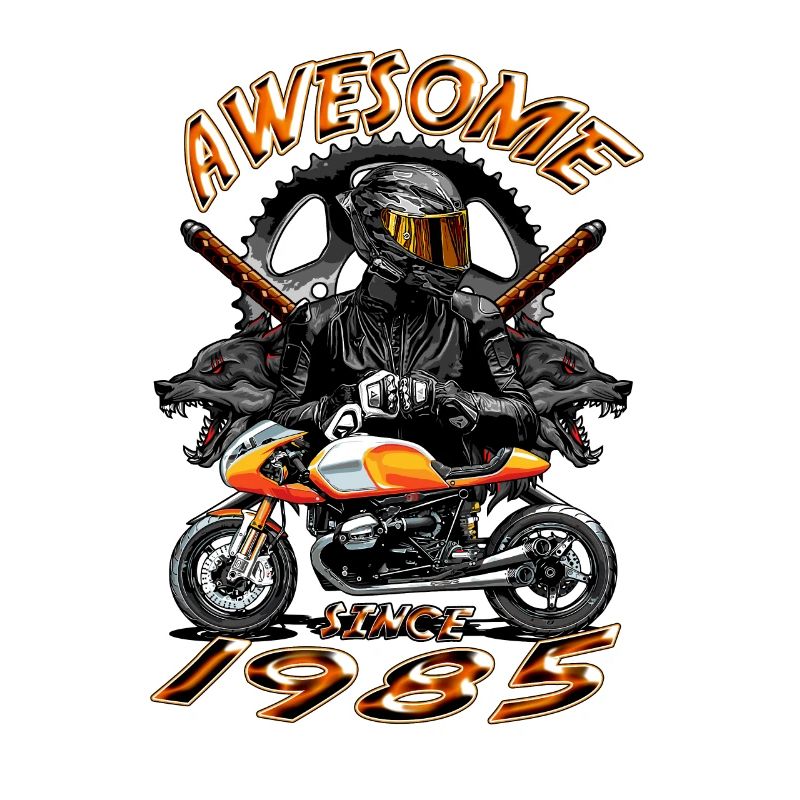 Awesome since 1985, Biker Geburtstag