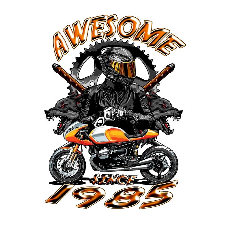 Awesome since 1985, Biker Geburtstag