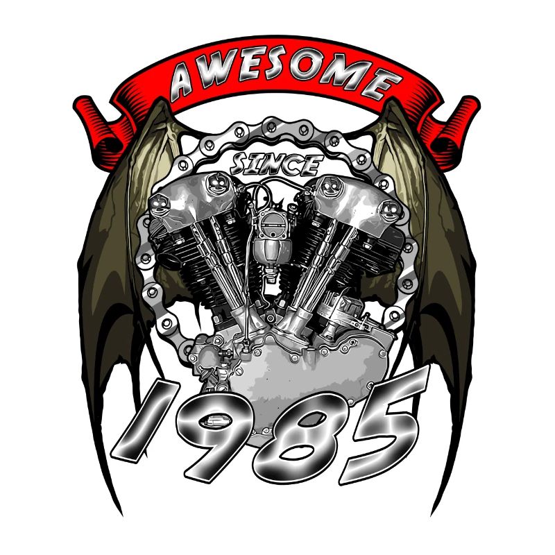 Awesome since 1985, Biker Geburtstag