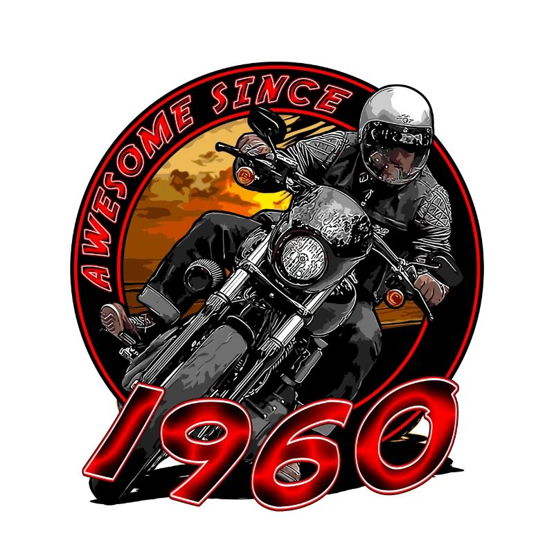 Awesome since 1960, Biker Geburtstag