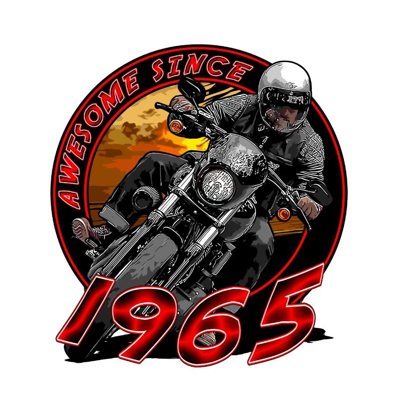 Awesome since 1965, Biker Geburtstag