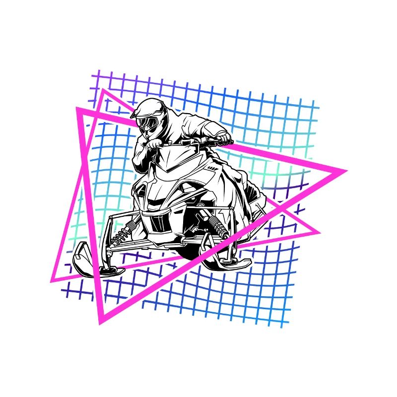 Retrowave Snowmobile