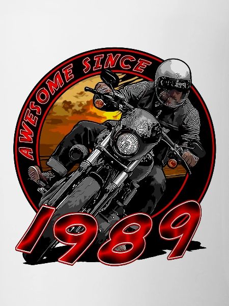 Awesome since 1989, biker's birthday