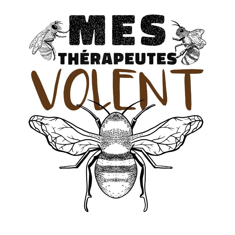 Graphiques drôles d'apiculteurs Abeilles