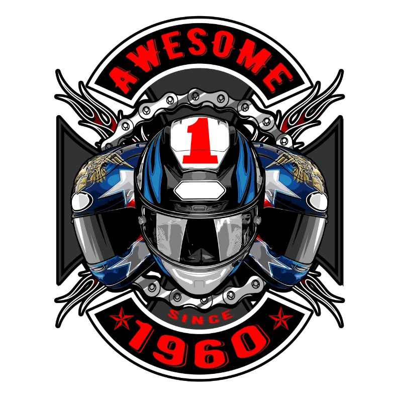 Awesome since 1960, Biker Geburtstag