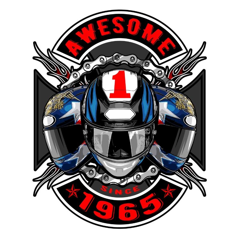 Awesome since 1965, Biker Geburtstag