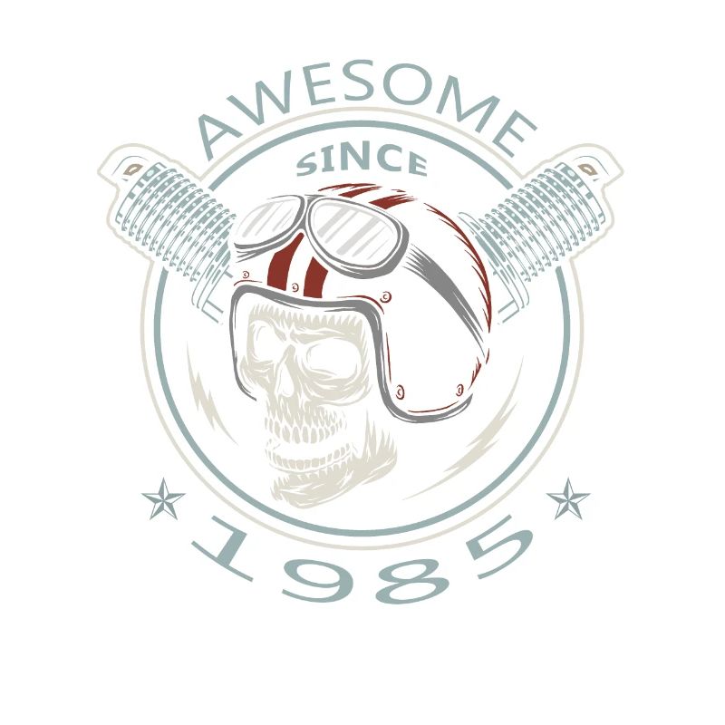 Awesome since 1985, Biker Geburtstag