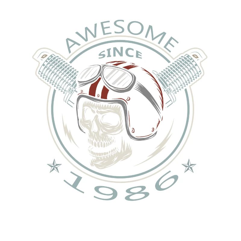 Awesome since 1986, Biker Geburtstag