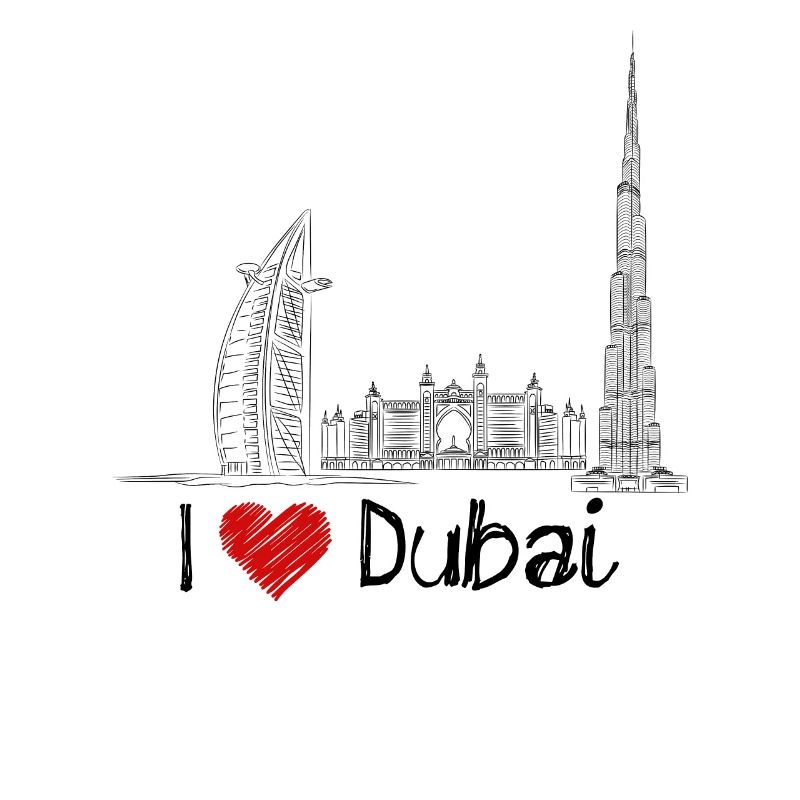 I love Dubai