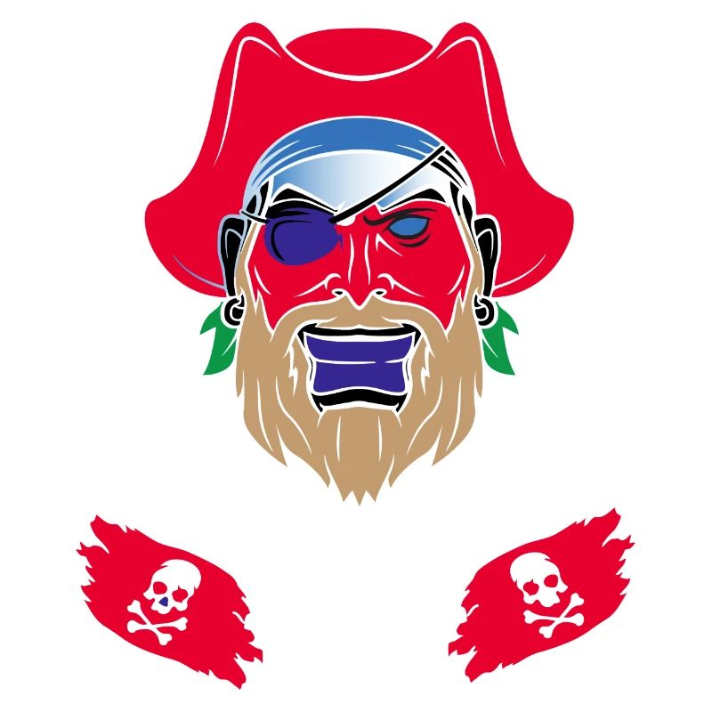 Pirate skull design