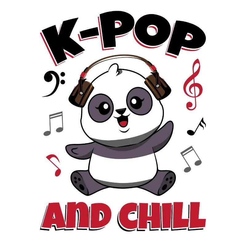 K-Pop And Chill Panda KPop