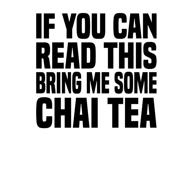 Chai tee latte