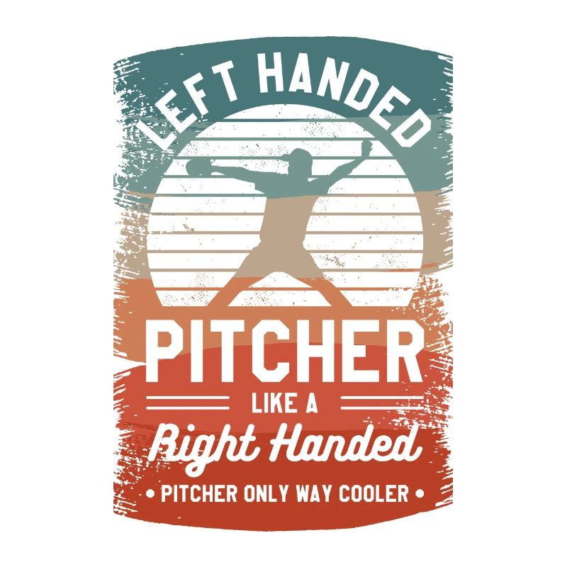 Linkshänder Pitcher wie ein Rechtshänder Pitcher
