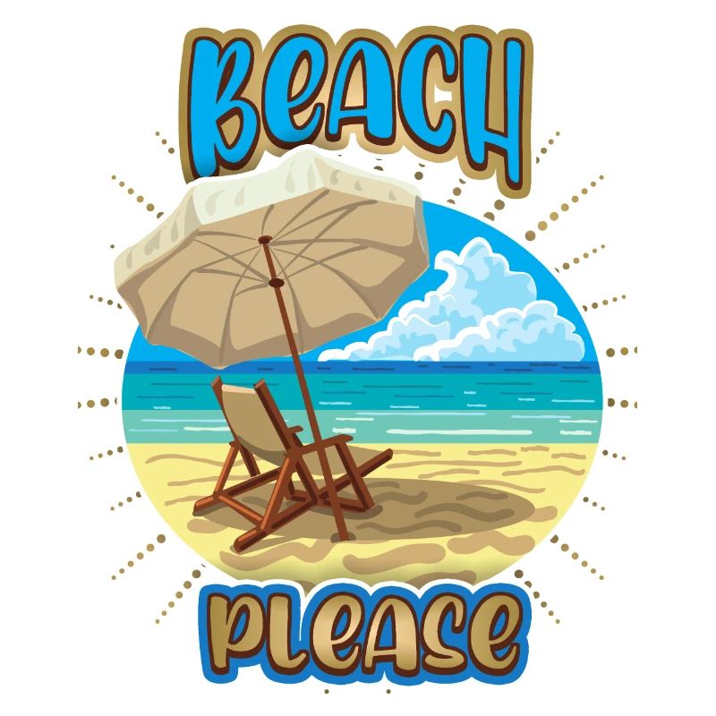 Vacances au bord de la mer, vacances, dire Plage-S’il vous plaît