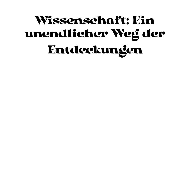 Wissenschaft - Wissenschaft: Ein unendlicher Weg