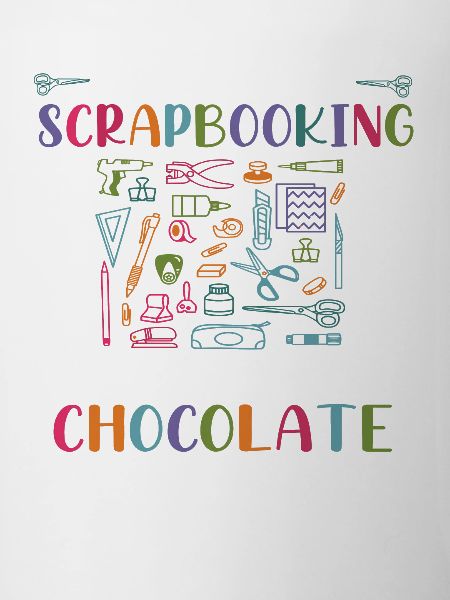 Wochenend-Prognose-Scrapbooking mit Schokolade