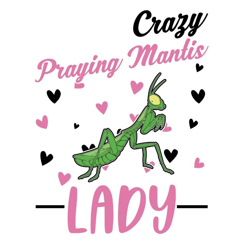 Crazy Praying Mantis lady Gottesanbeterin