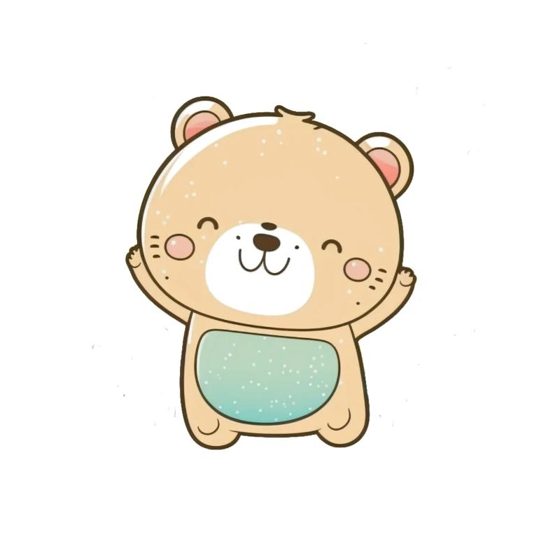 Kawaii mignon Happy Bear
