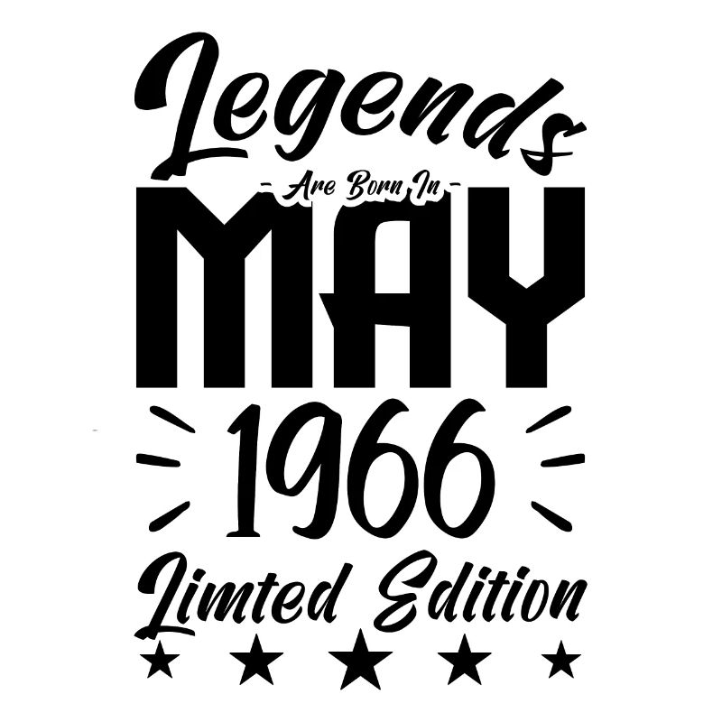 Born May 1966 Birthday gift 1966.