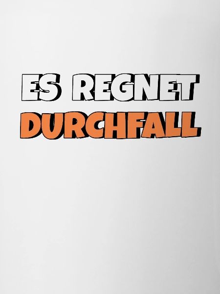 Es regnet Durchfall