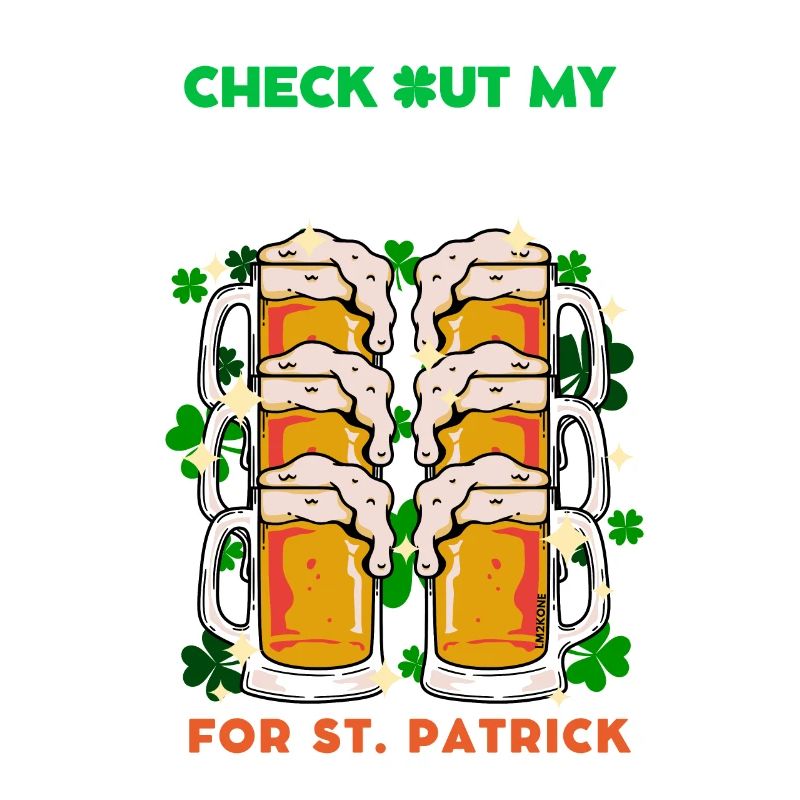 My Six Pack Biere sind köstlich Saint Patrick