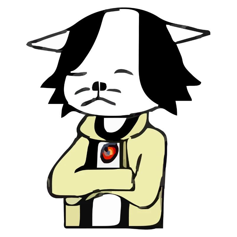 Bloo le chat grognon